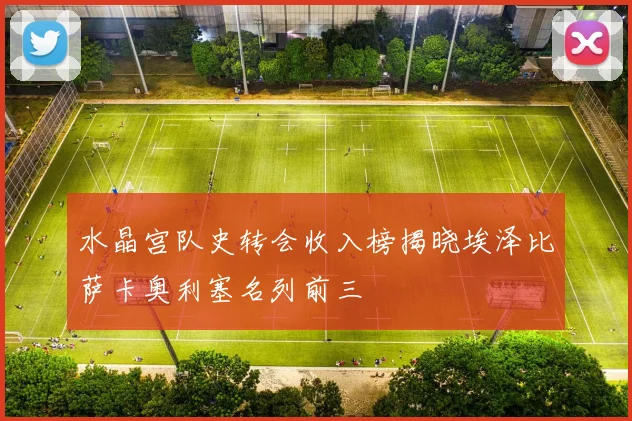 水晶宫队史转会收入榜揭晓埃泽比萨卡奥利塞名列前三