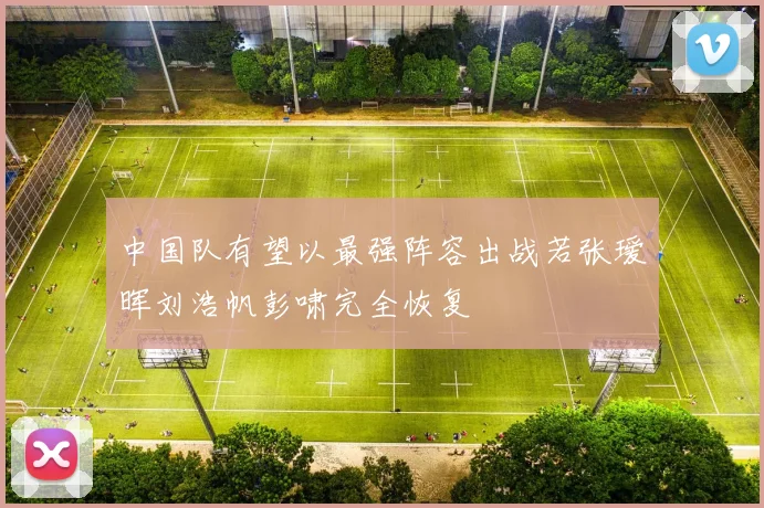 中国队有望以最强阵容出战若张瑷晖刘浩帆彭啸完全恢复